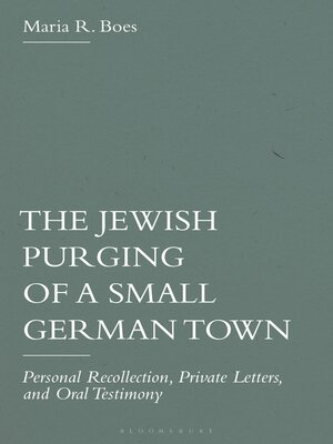 cover image of The Jewish Purging of a Small German Town